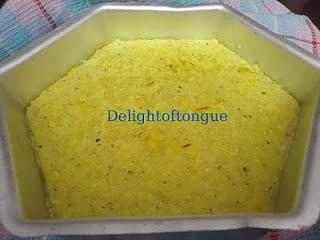 Sholez zard persian saffron rice pudding