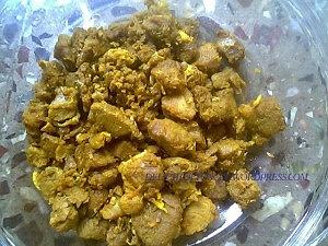Mutton chukka or dry mutton