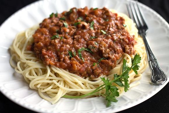 Quick and easy spaghetti Bolognese