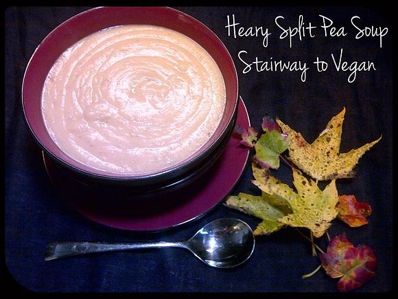 Hearty split pea soup vegan mofo recipe 16
