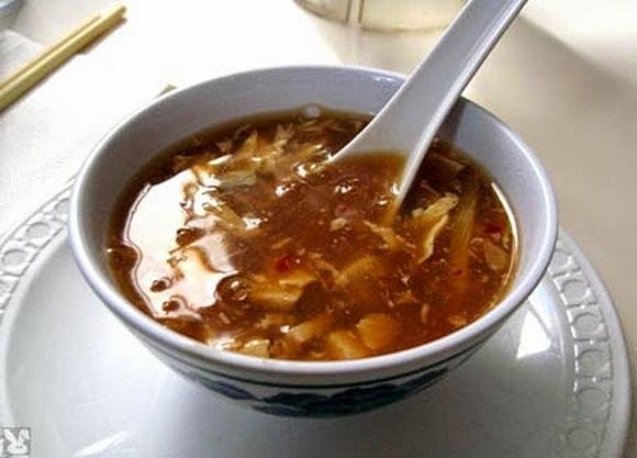 Chicken hot and sour soup