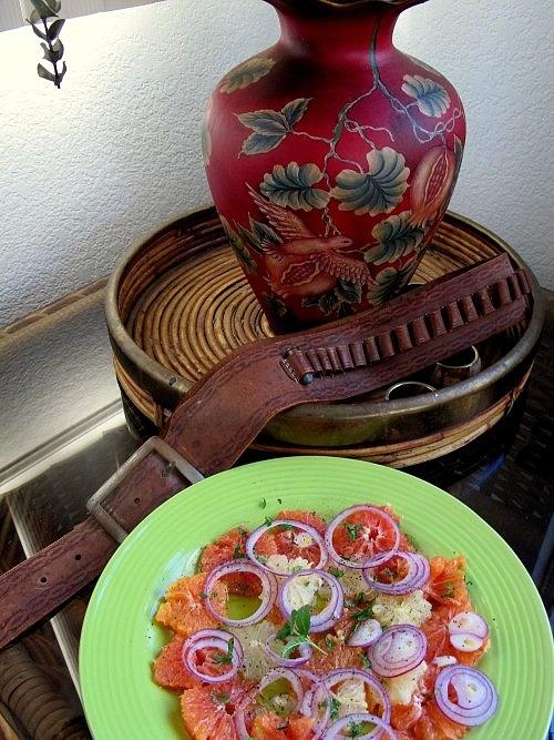 Blood orange and lemon salad (insalata di arancia e limone)