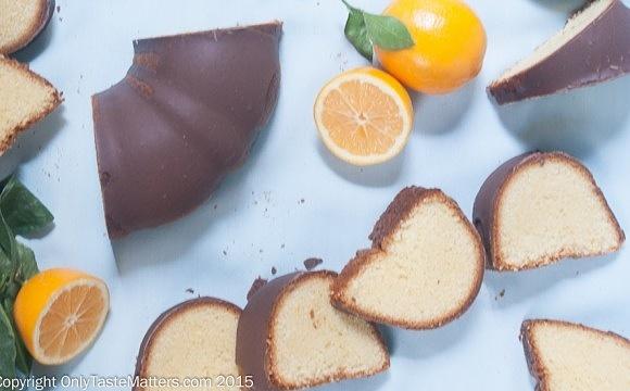 Meyer Lemon Bundt Cake with Chocolate Rum Icing