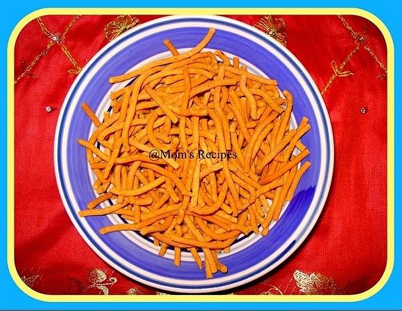 Tikh gathiya spicy deep-fried gram flour snack holiday special