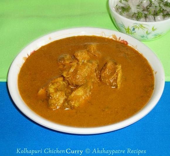 Kolhapuri chicken curry Maharashtra style