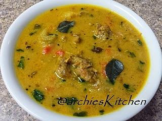 South indian mutton stew with coconut milk