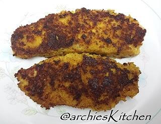 Panko breaded parmesan crusted tilapia