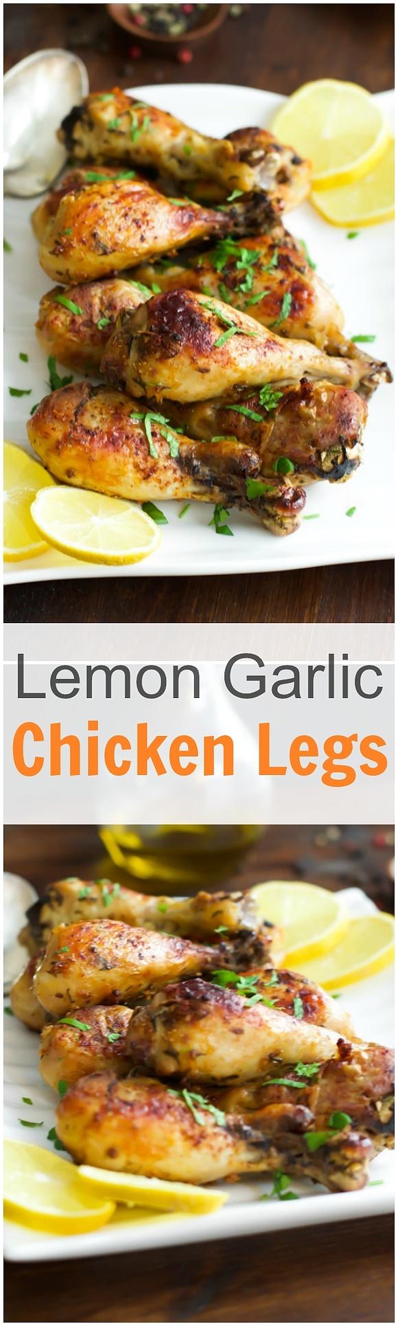 Roasted Lemon Chicken Legs