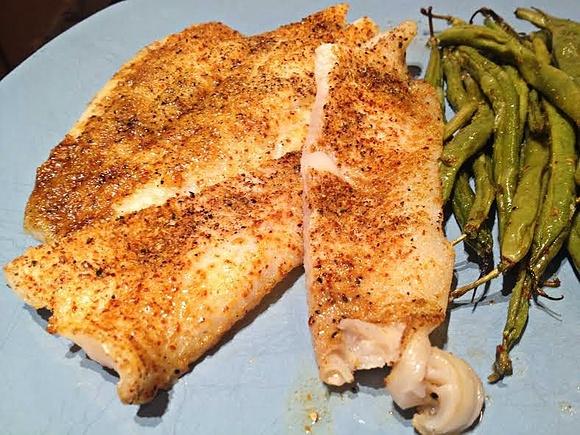 Blackened Sole Fish