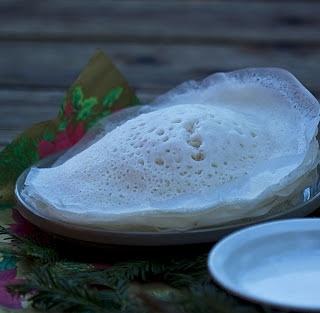 Appam - south indian fermented rice pancake