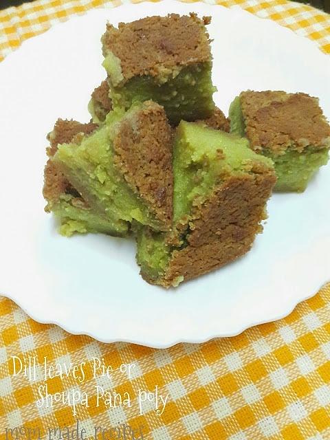 Dill leaves pie or shoupa pana poli bhatkally recipe