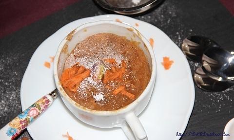 Carrot mug cake microwave eggless