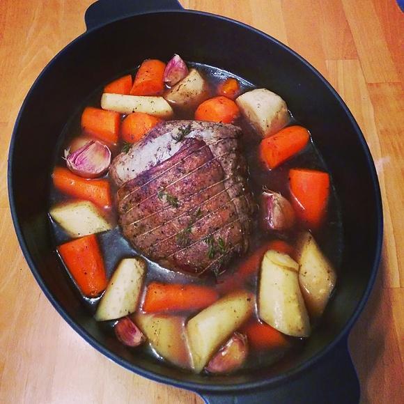 Prime pot roast beef