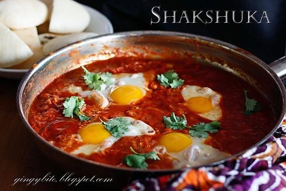 Shakshuka with feta cheese