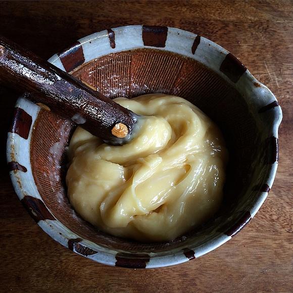 Handmade aioli dairy-free butteriness