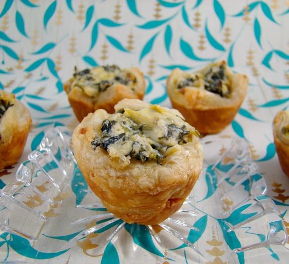 Spinach and Artichoke Bites