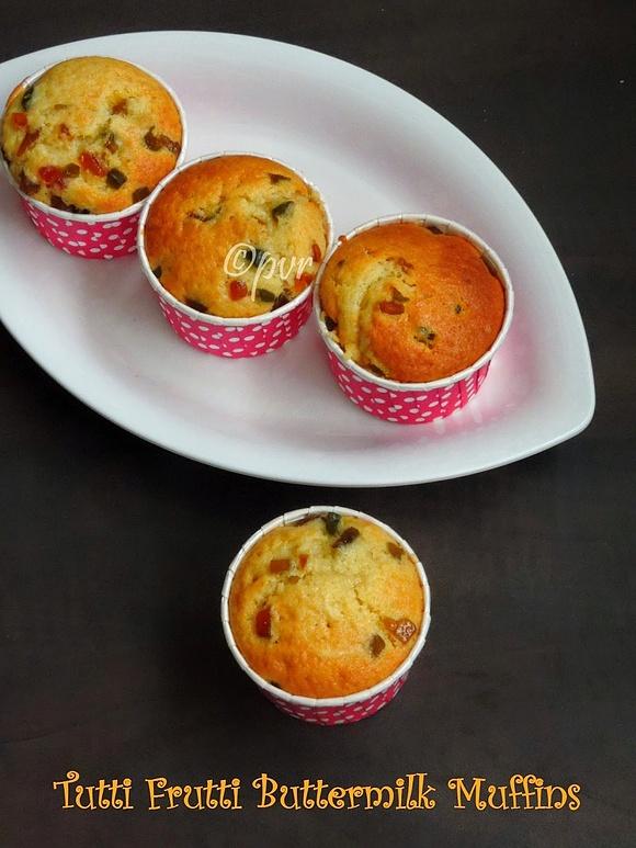 Tutti Frutti Buttermilk Muffins