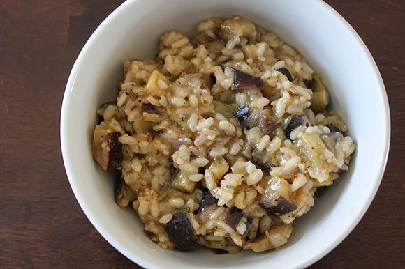 Eggplant and Lemon Risotto