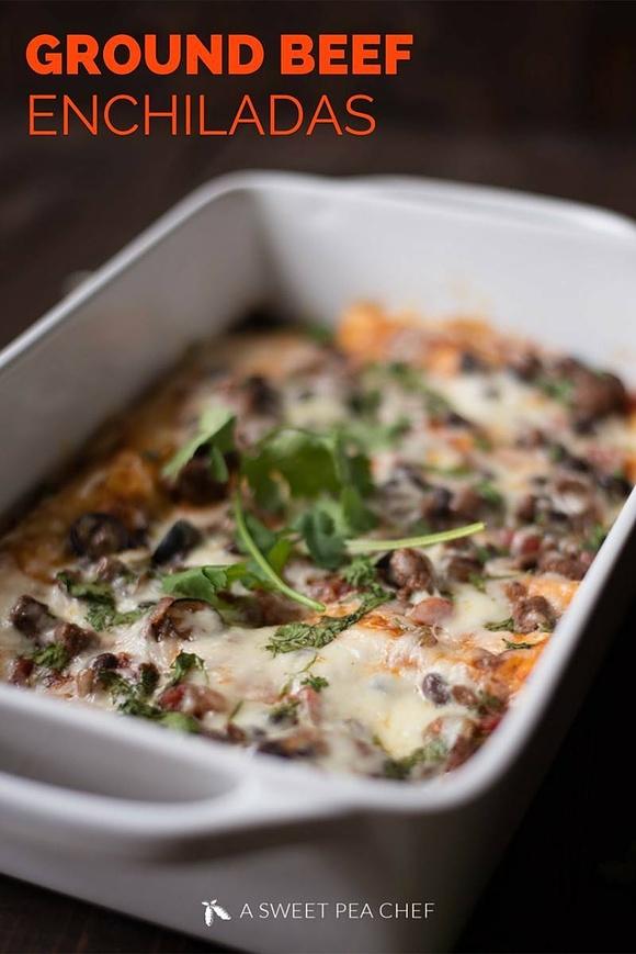 Ground Beef Enchiladas
