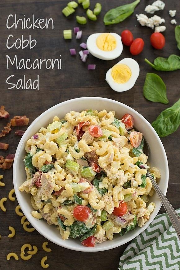 Chicken Cobb Macaroni Salad