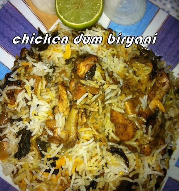 Hyderabadi restaurant style chicken dum biryani with step-by-step pictures
