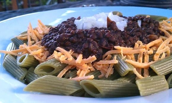Vegan cincinnati chili for halloween dinner