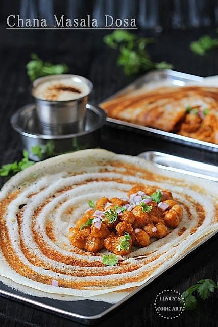 Chana Masala Dosa