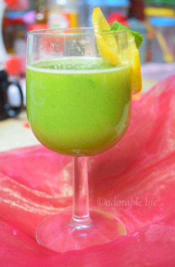 Orange Mint Summer Drink