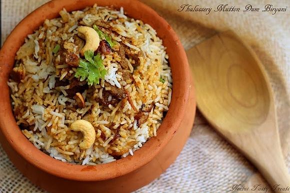 Thalassery mutton dum biryani