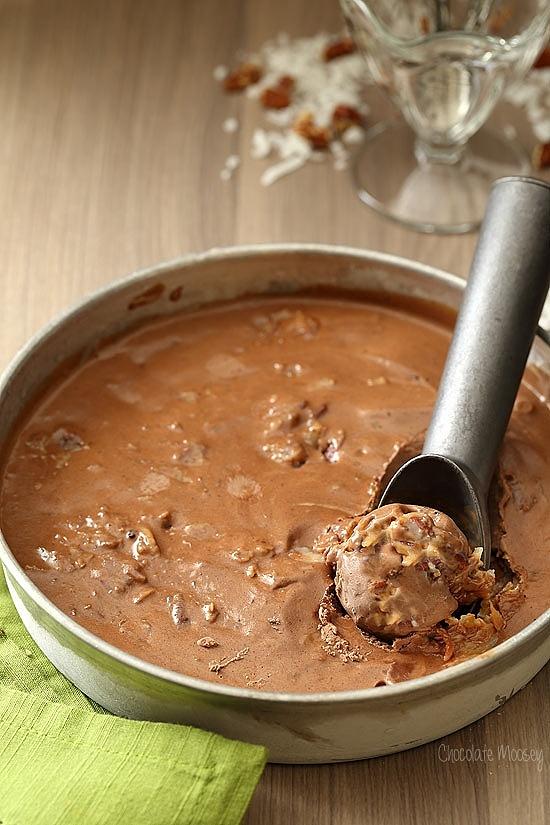 German Chocolate Cake Ice Cream