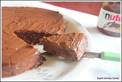 Eggless chocolate cake