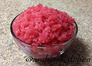 Strawberry Granita