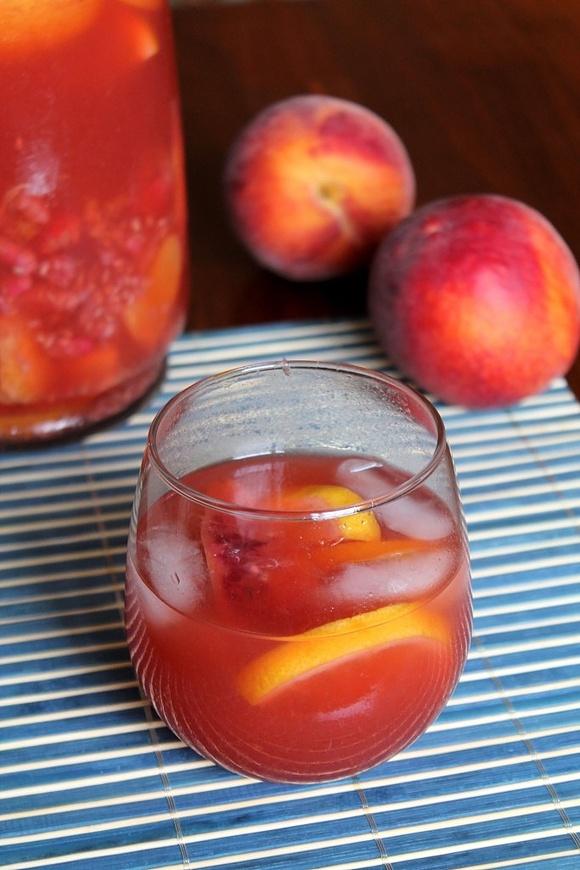 Peach Raspberry Sangria