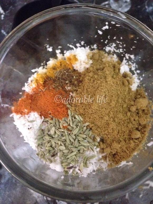 Lamb korma or mutton kurma - classic indian curry