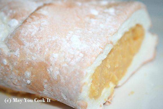 Brazo de mercedes filipino custard filled meringue roll