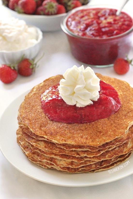 Paleo buttermilk pancakes grain-free gluten-free dairy-free