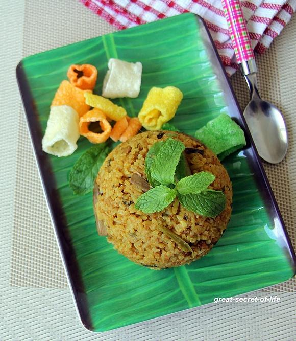 Dindigul thalappakatti vegetable biryani - south indian rice recipe