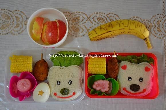 Teddies for back to school lunches