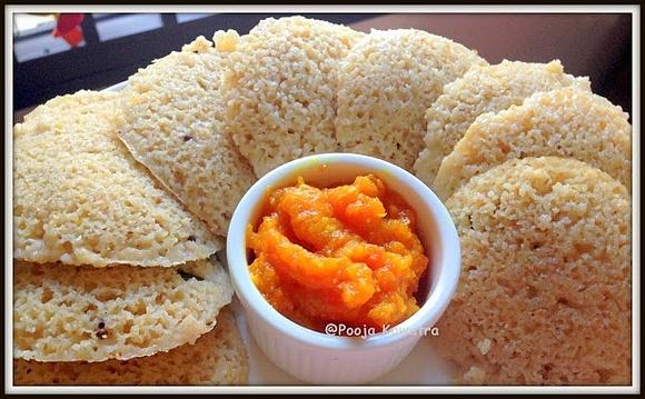 Dalia or broken wheat idli - indian steamed snack
