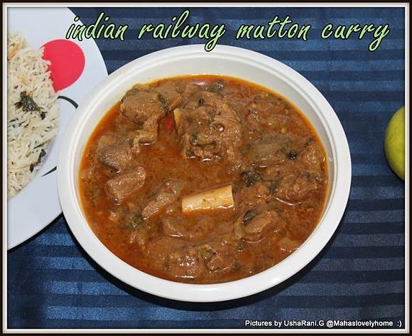 Indian railway mutton curry with tamarind | quick pressure cooker method