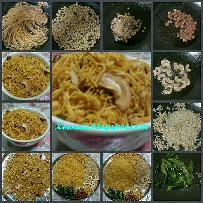 Spicy snack mixture for tea time