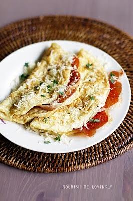 Omelette with Crispy Prosciutto