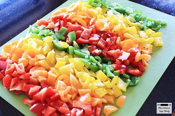 Bean salad and pasta salad