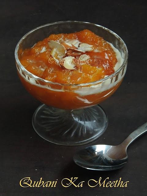 Hyderabadi qubani ka meetha apricot dessert