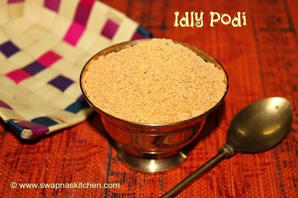 Idly podi / idly milagai podi recipe