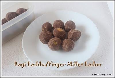 Ragi laddu finger millet sweet balls