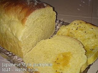 Japanese pumpkin loaf with water roux method