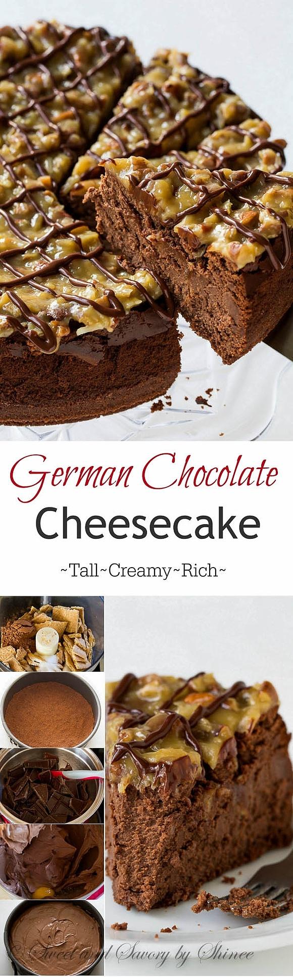 German Chocolate Cheesecake