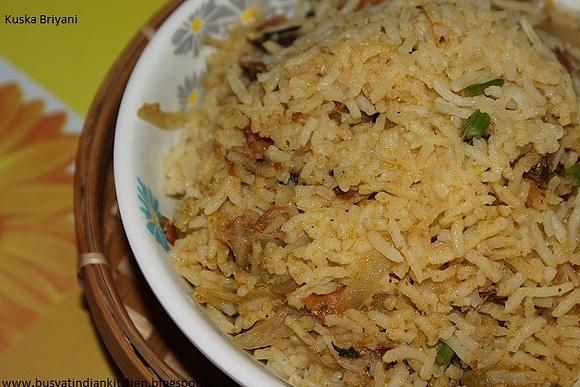 Kuska Briyani (Plain Briyani)