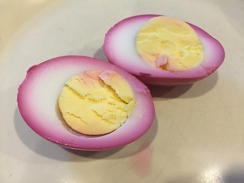 Beet-Pickled Deviled Eggs